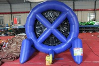 WINSUN Grand jeu de fléchettes de football gonflable en PVC, certifié CE, sans plomb, ignifuge, étanche, capacité maximale
