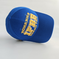 Casquette Souvenir d'Événement Broderie 3D en Relief Logo IFBB Grand Prix Bleu Royal Structurée pour Compétition de Musculation