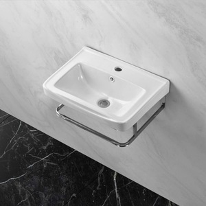 Lavabo Moderno in Ceramica GJGC, <span class=keywords><strong>Piccolo</strong></span> e Montato a Parete per Piccoli Appartamenti e Hotel - Product Image 2