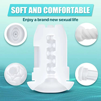 Masturbador para Hombre, Bomba de Pene con 5 Modos de Vibración y Succión para Estimulación del Pene, Juguetes para Adultos