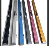 Étui pour queue de billard, adapté pour 1 ou 3/4 de queue de billard et 1/2 de queue de billard, en alliage métallique/plastique, 2 emplacements avec serrure et clés