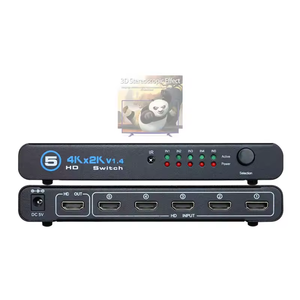 สวิตช์แปลงไฟ<span class=keywords><strong>4K</strong></span> * 2K 3D HD ตัวแปลงสวิตช์5 in 1สำหรับ DVD <span class=keywords><strong>mibox</strong></span> ทีวี PS3 PS4 PS5รองรับการควบคุมระยะไกล - Product Image 1