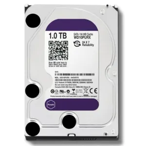 보라색 500GB 1TB 2TB 3TB 4TB 6TB 8TB 감시 HDD 64M 캐시 SATA III 6.0 Gb/s 3.5