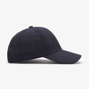 Wholesale Summer Sport <b>Cap</b> Sunhat Solid Color Net Hole 6 Panel Breathable <b>Waterproof</b> Baseball <b>Cap</b> - Product Image 4