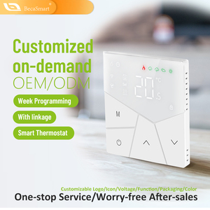 BHT-15 <span class=keywords><strong>sans</strong></span> <span class=keywords><strong>fil</strong></span> programmable nid <span class=keywords><strong>thermostat</strong></span> numérique pour la maison hôtel moderne fonctionne Alexa <span class=keywords><strong>Google</strong></span> maison WiFi chauffage Termostato - Product Image 5