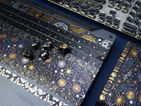 Pita Washi Kerajinan Tangan DIY Pita Kertas Perekat Dekoratif Motif Bunga Warna-warni untuk Scrapbook, Jurnal, dan Kemasan Hadiah