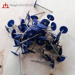 Clous de toiture ronds en plastique de 1 pouce, clous galvanisés pour papier de <span class=keywords><strong>goudron</strong></span>, pour la fixation de l'habillage de la maison - Product Image 2