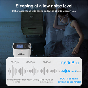 เครื่องผลิตออกซิเจนออกซิเจนแบบพกพาเทคโนโลยี PSA มะกอกแบบพกพาใช้แบตเตอรี่ขนาดเล็กแบบ4L ใช้เครื่องผลิตออกซิเจนแบบพกพา - Product Image 5