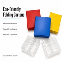 Flacon vide personnalisable pour emballage pharmaceutique, boîte pliable en papier de 3 ml pour peptides avec plateau en plastique