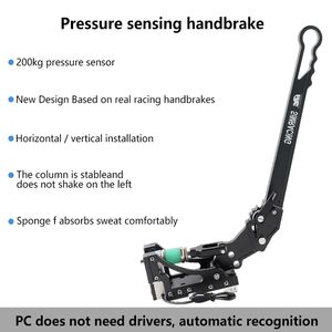 Frein à main USB freins de jeux de course Sim pour LogitechG29/G27/G25 <span class=keywords><strong>T300</strong></span> T500 <span class=keywords><strong>RS</strong></span> PC64bit charge CellRacing pour rallye réglable - Product Image 3
