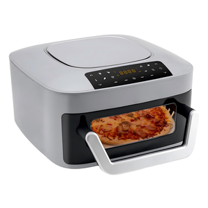 Freidora de Aire Visible 8 en 1 con Calentamiento Superior e Inferior, Horno de Pizza Interior de 4QT, Apto para Pizzas de <span class=keywords><strong>10</strong></span> Pulgadas, 3.8 <span class=keywords><strong>Litros</strong></span>, Pantalla Táctil Digital - Product Image 1