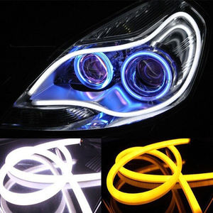 Feux de jour LED flexibles 30CM 45CM 60CM, tube LED à commutation, blanc rouge <span class=keywords><strong>bleu</strong></span> ambre, double couleur - Product Image 6