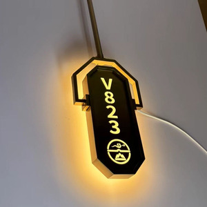 Tùy chỉnh mới được nâng cấp số cửa dạ quang cho khách sạn & nhà hàng số cửa treo nổi bật cho trường học & bệnh viện - Product Image 1