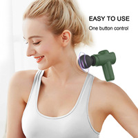 Mini masseur musculaire de poche, portable, rechargeable par USB, pistolet de massage corporel, masseur vibrant pour soulager le cou, les épaules, la taille et les jambes