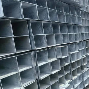 Tubes carrés en acier galvanisé de grande taille <span class=keywords><strong>30X30</strong></span>, acier doux galvanisé, section creuse structurelle en métal - Product Image 3