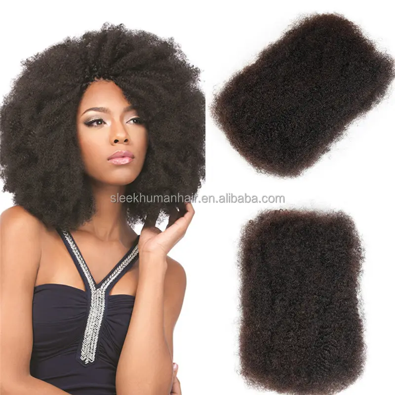 Joedir 100% Cheap Brazilian human afro kinky hair bulk fluffy braiding hair for dreadlocks Hair Extension