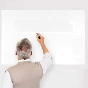 Tableau blanc magnétique mural déroulable, autocollant effaçable à sec, tableau noir et blanc pour enfants - Product Image 4