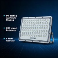Reflector Solar de Alta Luminosidad IP65 a Prueba de Agua, Reflector LED Solar de Aluminio para Exteriores, Lámpara Solar para Caminos y Jardines