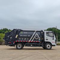 Nouveau camion à ordures Dongfeng Duolika D6, diesel, 4x2, manuel, chargement arrière avec compacteur pour la collecte et le recyclage des déchets