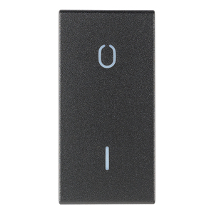 Wall <b>Switch</b> Button Symbol O I Grey 2.2 In Length 4.42 In Width 0.67 In Height - Product Image 1