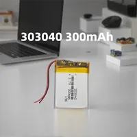 Batterie polymère au lithium rechargeable 303040 3.7V 300mAh, cellule Li-Po pour écouteurs Bluetooth, bracelet intelligent 303450 383450 402025