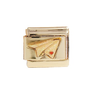 Venta al por mayor de fábrica: Encantadores dijes italianos esmaltados de 9 mm de acero inoxidable para pulseras DIY de dibujos animados, joyería para mujeres y niñas, regalo. - Product Image 2
