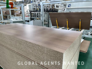 Tablero de Aglomerado/Partículas/Chapa de Madera Sintética con Revestimiento de Melamina Impermeable para Muebles Personalizados, Variante de Color Grano - Product Image 4