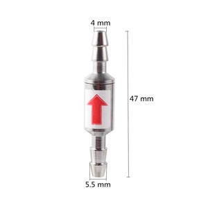 Válvula Antirretorno de Acero Inoxidable de 4 mm para Riego de Jardín, Suministro de Agua, Sistema de CO2 para Peceras, Válvula Unidireccional Anti-Carbono - Product Image 3