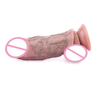 Erkekler için gerçekçi penis kol gecikme sprey boşalma erkek penis tor penis uzatma sıvı silikon seks oyuncak - Product Image 6