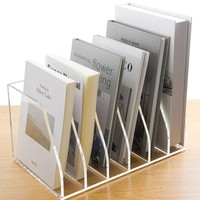 Expositor de Documentos Acrílico Personalizado de Alta Transparencia con Marco para Archivos, para Libros, Revistas, Organizador de Archivos de Escritorio