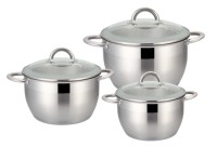 Ensembles d'ustensiles de cuisine Marmite à soupe Marmite Appareil de cuisine Casseroles en acier inoxydable Marmite et ensemble de casseroles