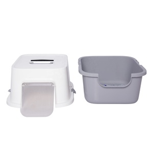 <span class=keywords><strong>Bac</strong></span> à litière Portable pour chats, de haute qualité, fabriqué en PP, écologique et solide - Product Image 5