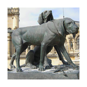 Decoración de Jardín Exterior Personalizada, Estatua de Perro <span class=keywords><strong>Pastor</strong></span> Alemán de Bronce, Arte Metálico de Alta Calidad <span class=keywords><strong>en</strong></span> <span class=keywords><strong>Venta</strong></span> - Product Image 2