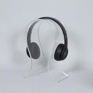 Soporte para Auriculares de Plástico Transparente y Madera, Estilo Moderno y Minimalista, para Mueble de TV, Estudio y Habitación Infantil, Modelo con Temática <span class=keywords><strong>Musical</strong></span> - Product Image 3