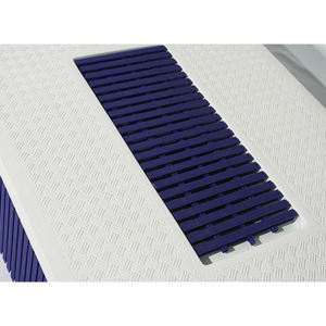 Bloque de salida y plataforma <span class=keywords><strong>elevada</strong></span> de fibra de vidrio azul antideslizante y duradero para eventos de natación y piscinas personalizadas - Product Image 3