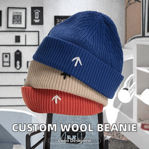 Gorro de Punto Acrílico Largo y Esponjoso de Lujo para Viajes de Negocios, con Patrón de Letras y Logotipo Personalizado, Unisex, para Hombre y Mujer, Venta al Por Mayor - Product Image 2