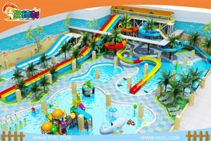 อุปกรณ์สวนน้ำขนาดเล็กสำหรับสระน้ำในบ้านและทะเลสาบน้ำ PE และไฟเบอร์กลาส - Product Image 5