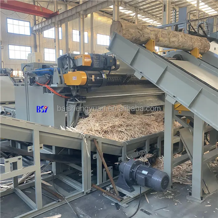 BSY Automatic plywood veneer making machine Veneer peeling machine price 10 feet wood peeling machine