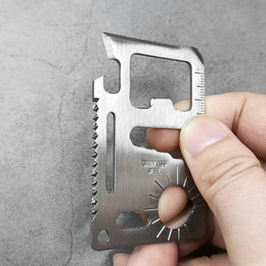 EDC Stainless <b>Steel</b> 11-in-1 Multi Card Screwdriver Knife Blade for Hunting Camping Fishing Survival Pocket Wallet LW - Product Image 5