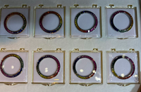 Lunette de montre de luxe en diamant de laboratoire taille baguette arc-en-ciel, pièces de rechange personnalisées pour lunette de montre incrustée de diamants pour montre-bracelet