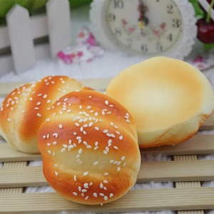 Mina Soft Steamed Bun Squishy <b>Toy</b> Sesame Topped Dessert Style Stress Relief Squeeze <b>Toy</b> for Office <b>Desk</b> Home Decor - Product Image 3