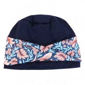New Arrival Women <b>Twist</b> Turban with Floral Pattern Printed Polyester Outdoor Headwrap Stretchy Muslim Hijab Chemo Cap - Product Image 6
