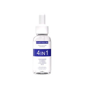 Suero Facial 4 en 1 con Niacinamida, Vitamina C, Ácido Hialurónico y Vitamina E, Antiarrugas e Iluminador - Product Image 1