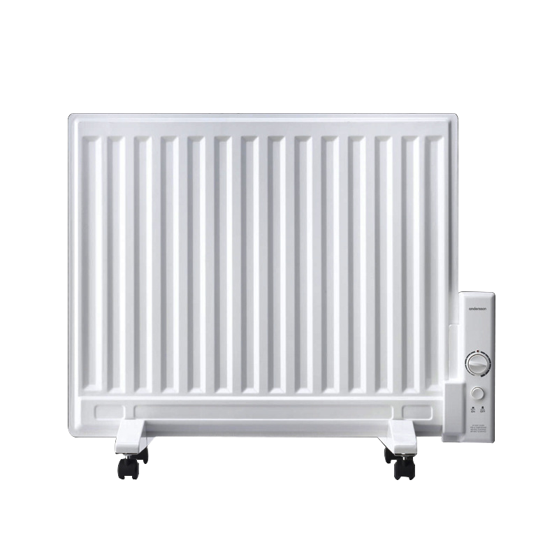 European 1500W Flat Panel Oil Heater Thin Wall Design Smart Control Class Energy Efficiency Overheat Protection Plastic Material