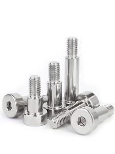 Tornillo de Hombro de Cabeza Plana de Acero Inoxidable <span class=keywords><strong>Honoble</strong></span>, Tornillo de Escalón M20, Grado Métrico 4.8 6.8, Acabado Liso, Fijaciones de Rosca Estándar - Product Image 3