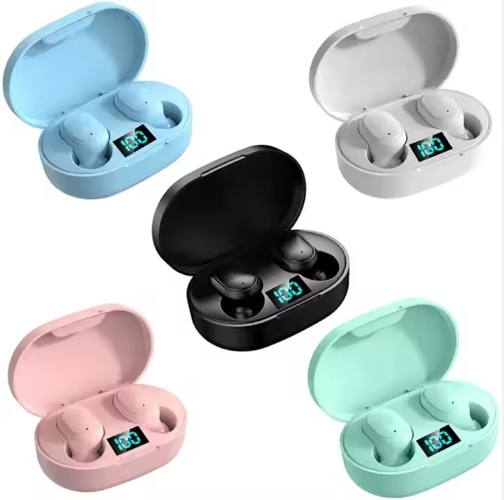 Factory Hot Sale Bluetooth Earphone Tws 5.3 Wireless Sport Earbuds Gaming Colorful Earphone With Led Display Waterproof