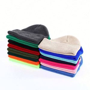 Gorro Clásico Unisex de Invierno Cálido, Gorro de Punto Acrílico con Puño, para Uso Diario, Ciclismo, Pesca, Playa, con Patrón a Cuadros - Product Image 1