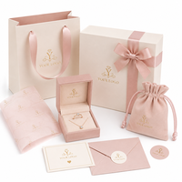 Boîte magnétique en carton rigide de qualité supérieure, ensemble d'emballage cadeau personnalisé avec papier de soie pour la présentation de bijoux fins, colliers et boucles d'oreilles