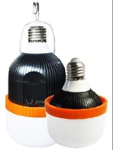 หลอดไฟฉุกเฉินแบบยืดหดได้ LED รูปตัว T พลาสติก 30W ชาร์จผ่าน USB  รองรับไฟ AC/DC ขั้ว E27 วัสดุ PBT+PP แบตเตอรี่ 2x1200mA - Product Image 4