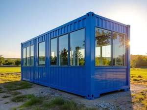 Contenedor <span class=keywords><strong>de</strong></span> oficina modular prefabricado, casa portátil para cobertizo <span class=keywords><strong>de</strong></span> jardín y cabina <span class=keywords><strong>de</strong></span> calle - Product Image 4